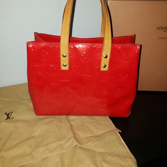 LV Vernis Rouge patent bag, red - Picture 4 of 8